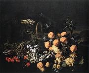 RUOPPOLO, Giovanni Battista Still-life in a Landscape asf Norge oil painting reproduction